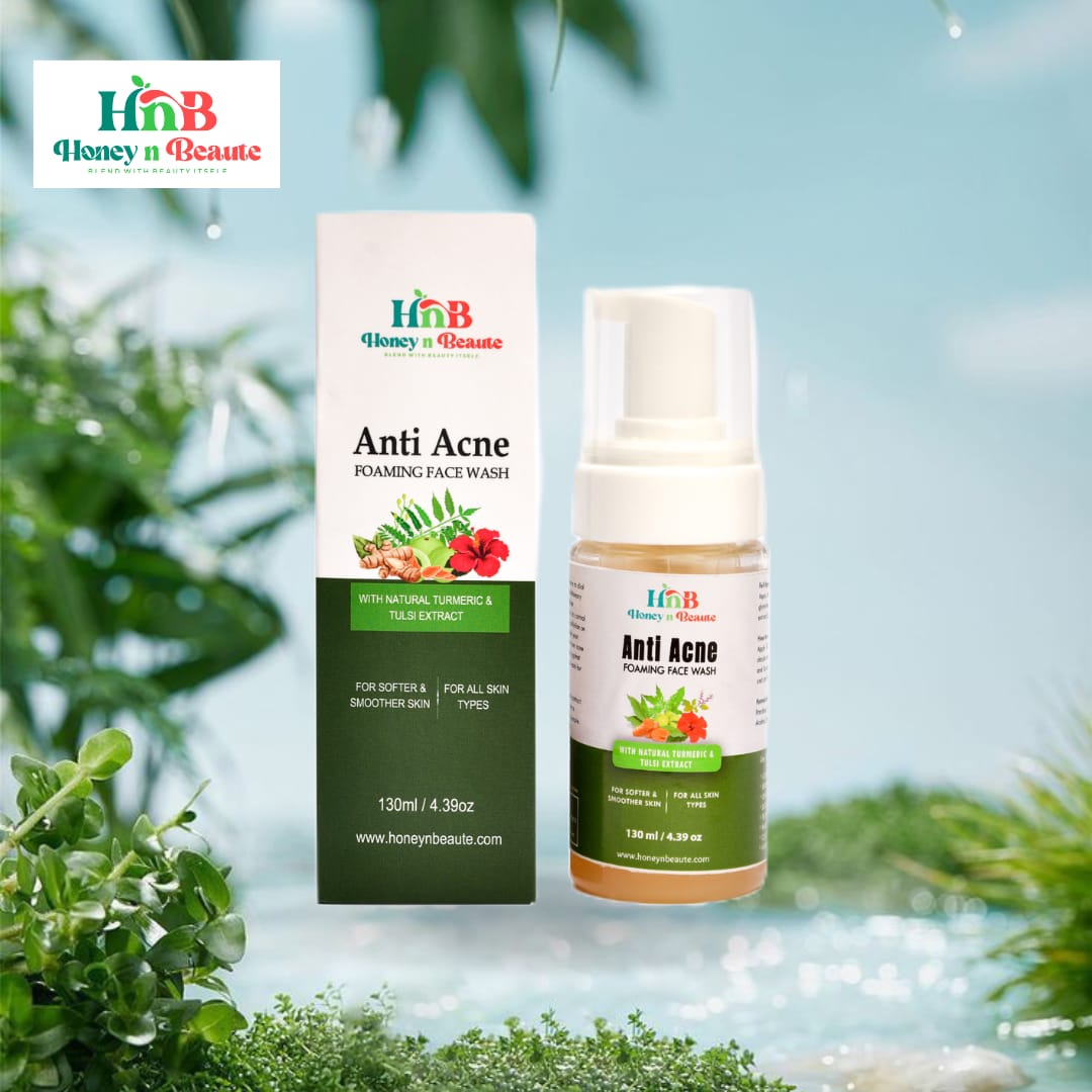 Anti acne foaming face wash 100ml