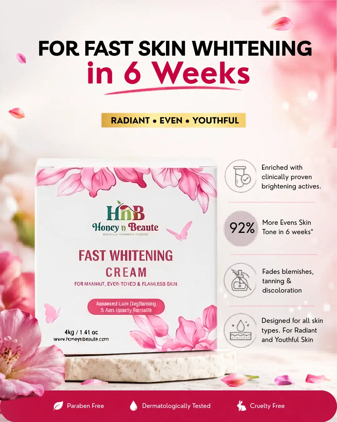 Fast whitening cream 40g
