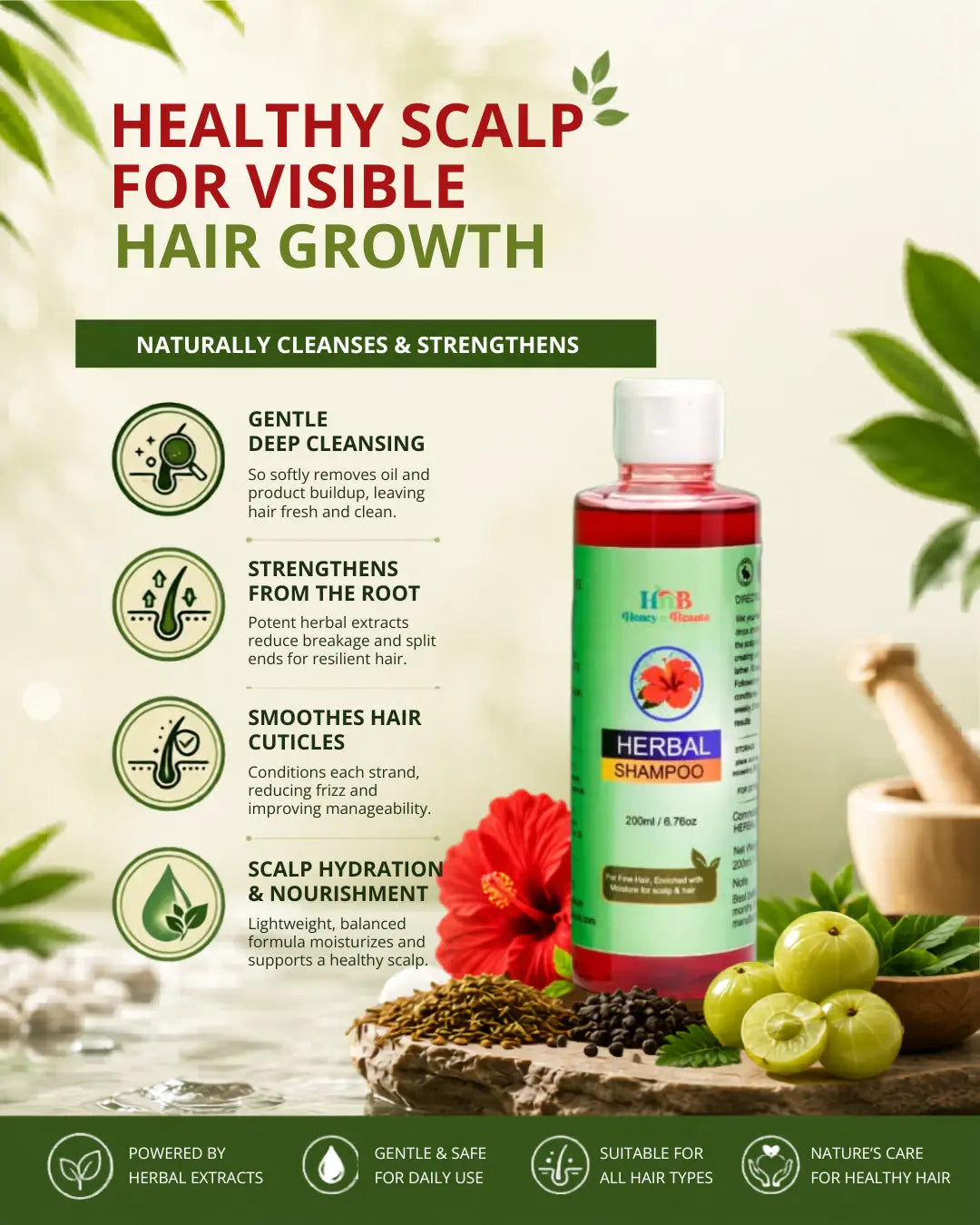 Herbal Hair Shampoo 200ml