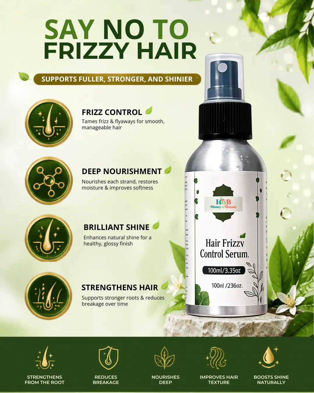 Hair Frizzy Control Serum 100ml