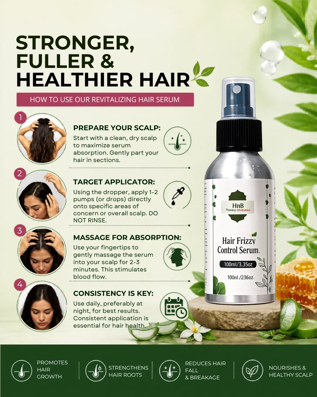 Hair Frizzy Control Serum 100ml