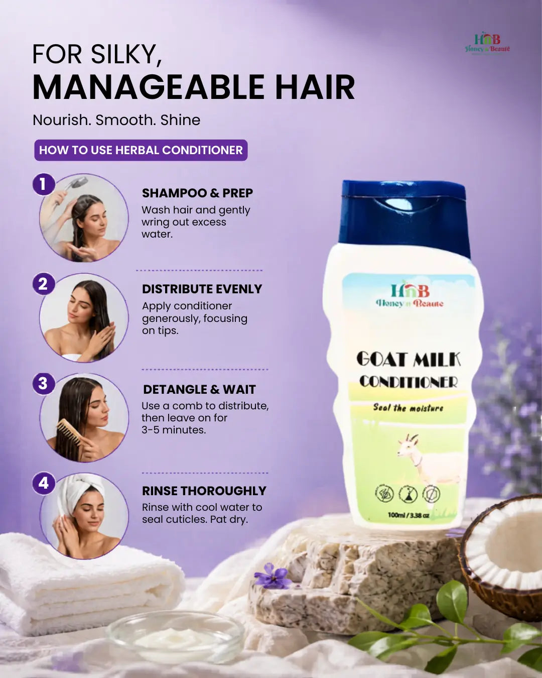 Goat Milk Conditioner 100ml