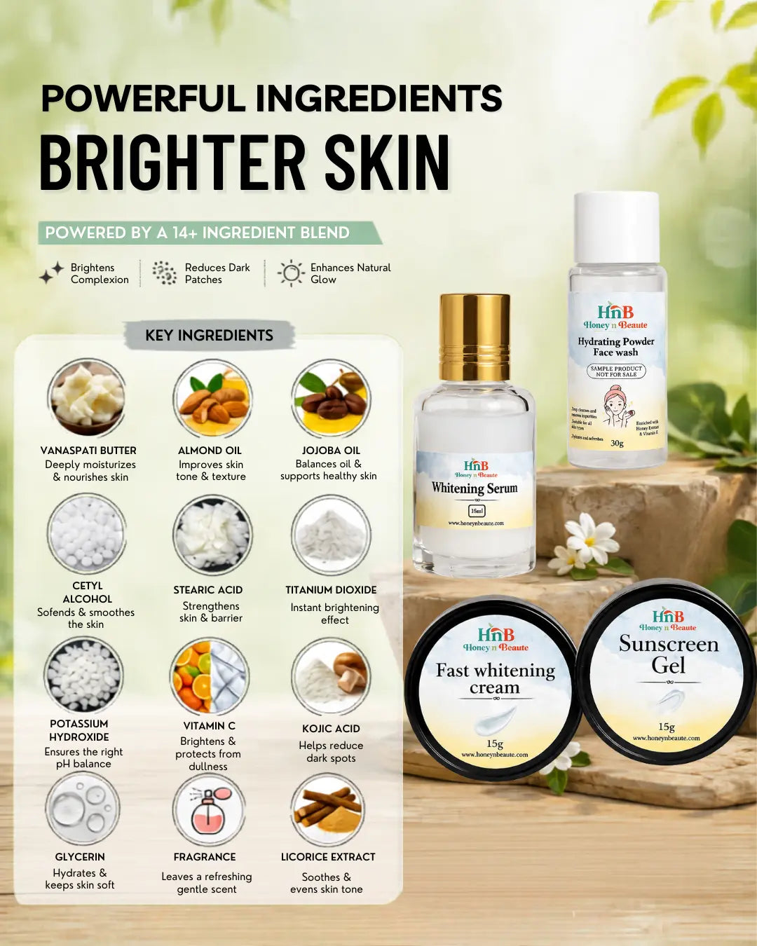 Fast whitening kit