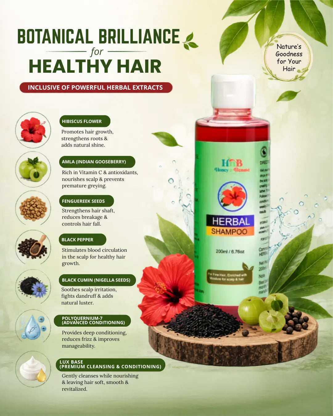 Herbal Hair Shampoo 200ml