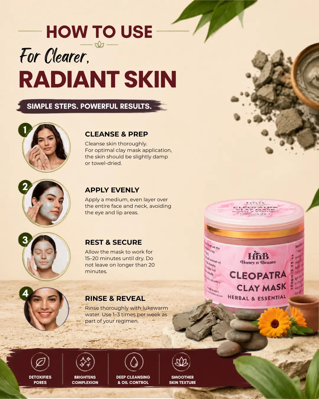 Cleopatra Clay Mask 100g