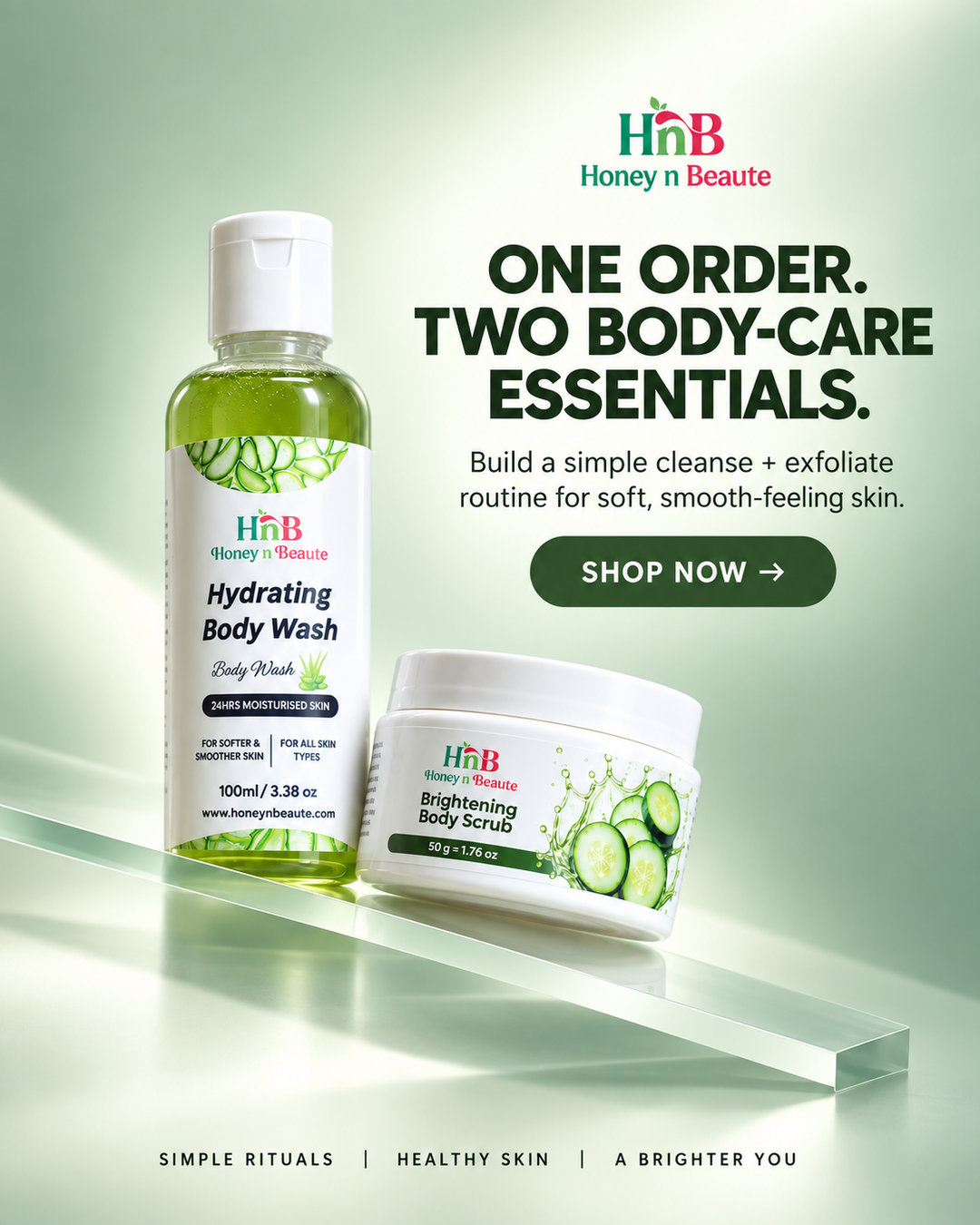 HYDRATING BODY WASH 100 ML