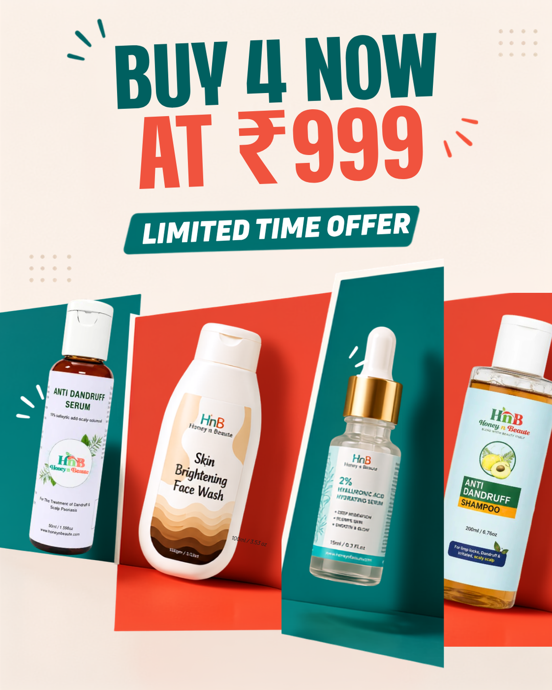 Buy 4 for ₹999 - Summer Ends Sale