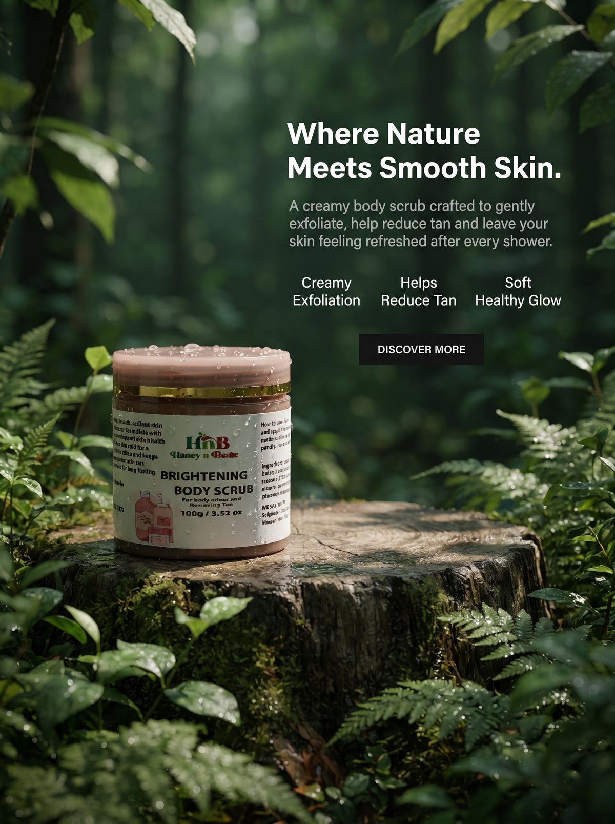 Skin brightening body scrub 100g