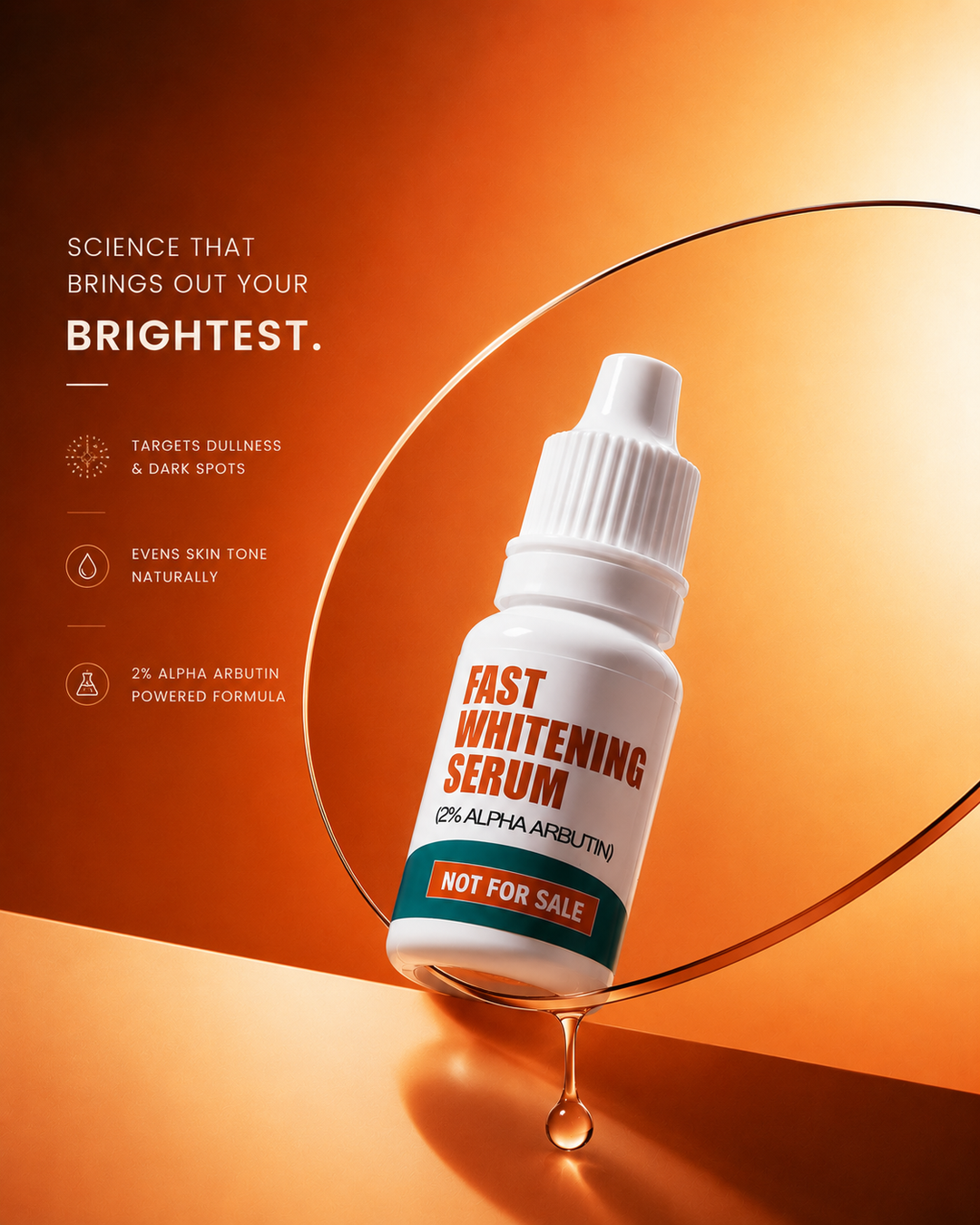 Fast Whitening Serum 10 ML(2% Alpha Arbutin)