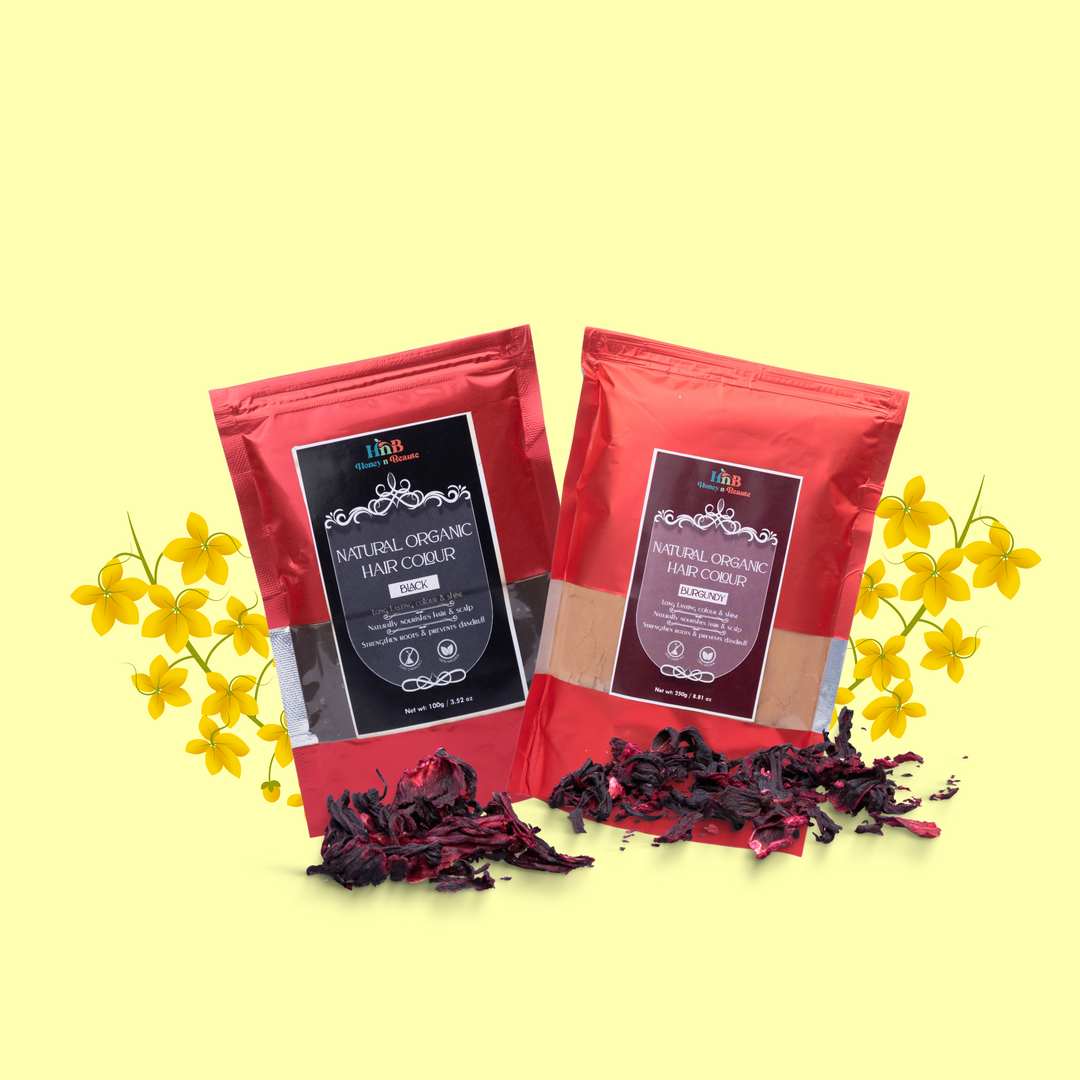 Natural organic hair dye
