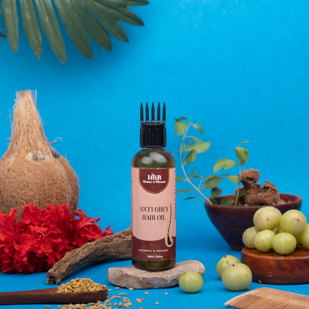 Amazing Anti Grey Hair Oil Image in 4K Amazing Anti Grey Hair Oil Image in 4K