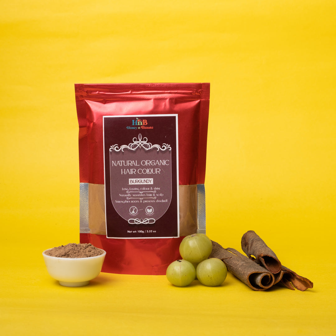 Natural organic hair dye